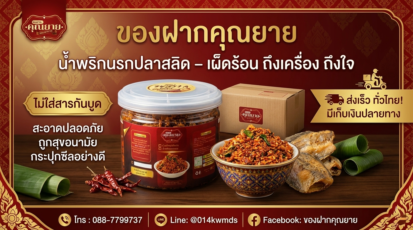 น้ำพริกนรกปลาสลิด l 110กรัม